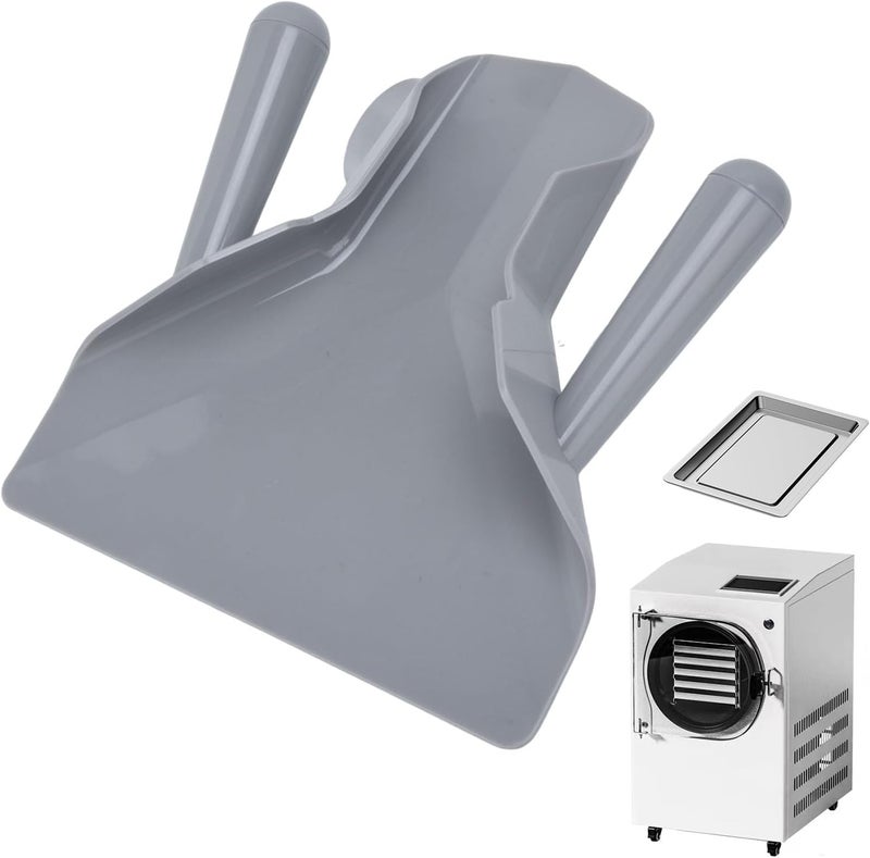 diatomiteco Freeze Dryer Scoop, Perfectly Fit Harvest Right Trays, Freeze Dryer Accessories, Quick Fill Tool to Bag Freeze Dried Food, Multipurpose Speed Scooper for French Fries, Skittles, Snacks, Double Handle - Image 1